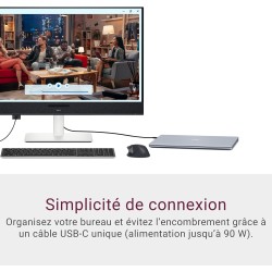 Dell 32 plus écran pc - s3225qc, 4k uhd (3840x2160), 120hz, qd oled, 0.03ms, amd freesync premium pro, hdr true noir 400, dolby 