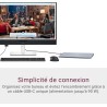 Dell 32 plus écran pc - s3225qc, 4k uhd (3840x2160), 120hz, qd oled, 0.03ms, amd freesync premium pro, hdr true noir 400, dolby 