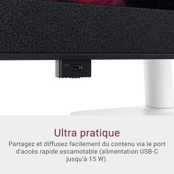 Dell 32 plus écran pc - s3225qc, 4k uhd (3840x2160), 120hz, qd oled, 0.03ms, amd freesync premium pro, hdr true noir 400, dolby 