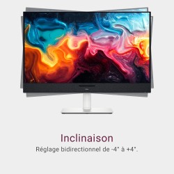 Dell 32 plus écran pc - s3225qc, 4k uhd (3840x2160), 120hz, qd oled, 0.03ms, amd freesync premium pro, hdr true noir 400, dolby 