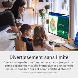 Dell 32 Plus Écran PC - S3225QS, 4K UHD (3840x2160), 120Hz, VA, 4ms, AMD FreeSync Premium, 95% DCI-P3, HDR10, Réglage en Hauteur