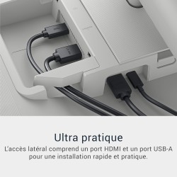 Dell 34 Plus USB-C Écran PC - S3425DW, WQHD (3440x1440), 21:9 Incurvé, 120Hz, VA, 1ms, AMD FreeSync Premium, HDR10, Réglage en H