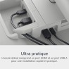 Dell 34 Plus USB-C Écran PC - S3425DW, WQHD (3440x1440), 21:9 Incurvé, 120Hz, VA, 1ms, AMD FreeSync Premium, HDR10, Réglage en H