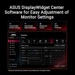 Écran Gaming ASUS ROG Strix OLED XG27ACDMS – 27", QD-OLED 1440p, 280Hz, 0,03ms, G-Sync, 99% DCI-P3, capteur Neo, radiateur perso