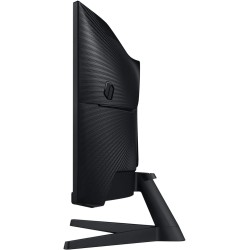 Samsung Ecran PC Odyssey G55T 34'' 165Hz, 1ms, Dalle VA 1000R, UWQHD 3440x1440, 2500:, 250cd/m2, AMD FreeSync Premium, Pied Ajus