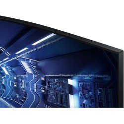 Samsung Ecran PC Odyssey G55T 34'' 165Hz, 1ms, Dalle VA 1000R, UWQHD 3440x1440, 2500:, 250cd/m2, AMD FreeSync Premium, Pied Ajus