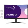Samsung Ecran PC Odyssey G6 27'' 240Hz, 1ms , Dalle VA, Résolution 2560 x 1440 , 2 500 : 1, 350 cd/m², AMD FreeSyncPremium Pro,C