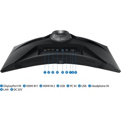 Samsung Ecran PC Odyssey G6 27'' 240Hz, 1ms , Dalle VA, Résolution 2560 x 1440 , 2 500 : 1, 350 cd/m², AMD FreeSyncPremium Pro,C