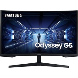 SAMSUNG ODYSSEY G5 27'' Ecran PC Gaming Incurvé 1000R, Dalle VA 27", Résolution WQHD (2560 x 1440), 144 Hz, 1ms, AMD FreeSync, H