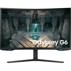 Samsung Ecran PC Odyssey G6 32'' 240Hz, 1ms , Dalle VA, Résolution 2560 x 1440 , 2 500 : 1, 350 cd/m², AMD FreeSyncPremium Pro,C