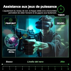 Minifire Gaming Curved Monitor 24 Pouces, 180Hz 1ms FHD avec Sprecher 1500R, Adaptive Sync, VESA 100x100mm, Inclinaison réglable