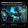 Minifire Gaming Curved Monitor 24 Pouces, 180Hz 1ms FHD avec Sprecher 1500R, Adaptive Sync, VESA 100x100mm, Inclinaison réglable