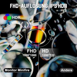 Minifire Gaming Monitor 24 Pouces, 180 Hz, 1ms, Full HD(1920 x 1080) écran sans Cadre, Adpitive Sync, HDMI 1.4 & DP 1.2, 300Nits