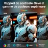 Minifire Écran PC Incurvé 27 Pouces 120Hz - Panneau VA 1500R Full HD (1920 x 1080p), Temps de Réponse MPRT 1ms, sRGB 110%, Filtr