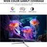 Gawfolk cran24,5 Pouces Moniteur incurvé avec Haut-parleurs intégrés, 3000R 120Hz écran de Jeu PC Full HD 1080P, HDMI 2.0, VGA, 