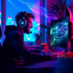 Gawfolk Moniteur de Jeu 27 Pouces QHD, écran PC IPS 2K 120Hz, 2560×1440P, FreeSync, HDMI, DisplayPort, VESA 75 * 75mm, Noir