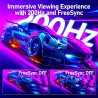 Gawfolk Écran PC 24.5 Pouces Full HD (1920x1080), 200Hz, 1ms, 3000R Eye Care et FreeSync, supporte VESA - l'écran PC idéal! HDMI