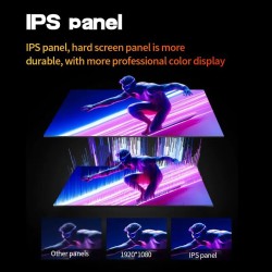 Gawfolk Écran PC 24.5 Pouces Full HD (1920x1080), 200Hz, 1ms, 3000R Eye Care et FreeSync, supporte VESA - l'écran PC idéal! HDMI