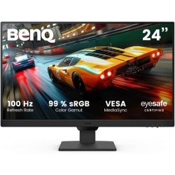 BenQ GW2490E 24 Pouces Écran Gaming, 100Hz, Full-HD, IPS, Eye-Care, HDMI, DP