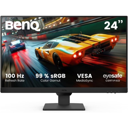 BenQ GW2490E 24 Pouces Écran Gaming, 100Hz, Full-HD, IPS, Eye-Care, HDMI, DP