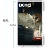 BenQ EW2790U 4K Écran, 27", 3840x1260, P3 98%, Technologie AI Contrast Exclusive, Haut-parleurs 2.1 intégrés avec Caisson de Bas