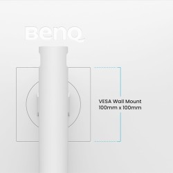 BenQ EW2790U 4K Écran, 27", 3840x1260, P3 98%, Technologie AI Contrast Exclusive, Haut-parleurs 2.1 intégrés avec Caisson de Bas