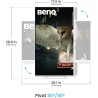 BenQ EW3290U 4K Écran, 32", 3840x1260, P3 98%, Technologie AI Contrast Exclusive, Haut-parleurs 2.1 intégrés avec Caisson de Bas