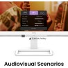 BenQ EW3290U 4K Écran, 32", 3840x1260, P3 98%, Technologie AI Contrast Exclusive, Haut-parleurs 2.1 intégrés avec Caisson de Bas
