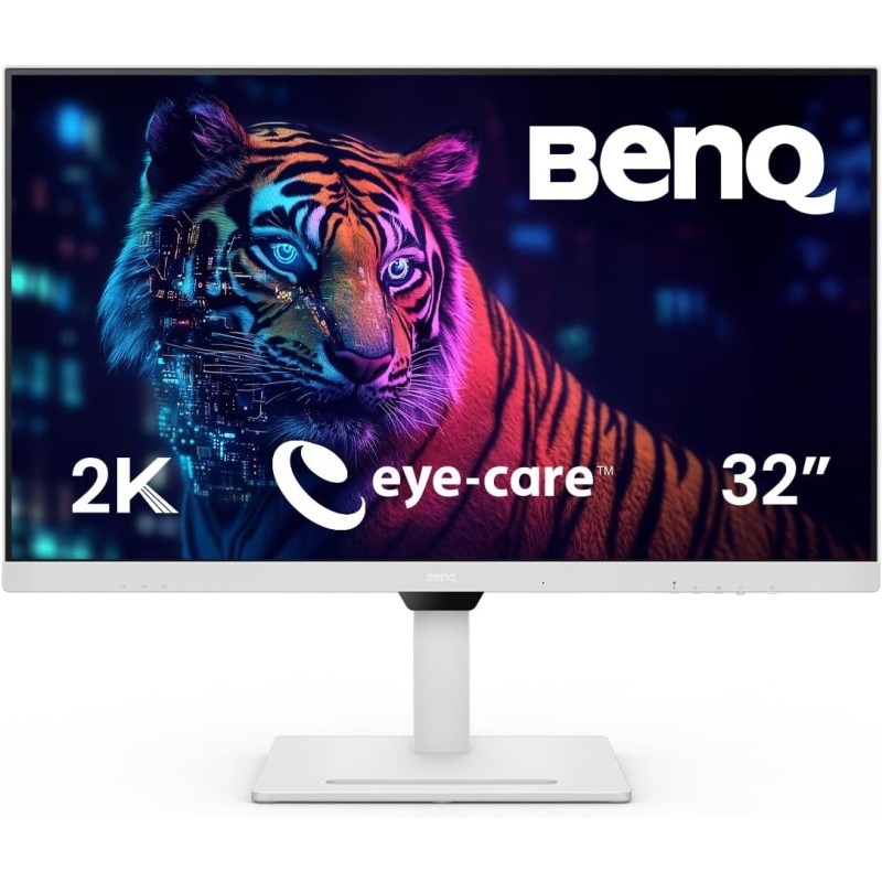 Moniteur BenQ GW3290QT (32 pouces, QHD, IPS, chargeur USB-C, DP / HDMI, design ergonomique, microphone à réduction de bruit) com