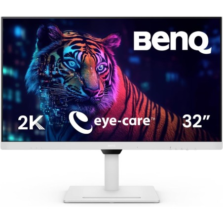 Moniteur BenQ GW3290QT (32 pouces, QHD, IPS, chargeur USB-C, DP / HDMI, design ergonomique, microphone à réduction de bruit) com