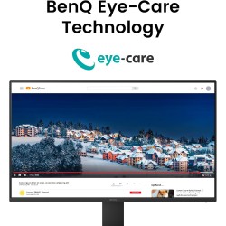 Benq moniteur gw2491e 23.8" 1080p fhd, 100 hz, ips, eye-care, hdmi, display port, bordure ultra fine, certifié tuv, flicker-free