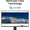 Benq moniteur gw2491e 23.8" 1080p fhd, 100 hz, ips, eye-care, hdmi, display port, bordure ultra fine, certifié tuv, flicker-free