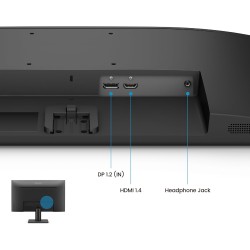 Benq moniteur gw2491e 23.8" 1080p fhd, 100 hz, ips, eye-care, hdmi, display port, bordure ultra fine, certifié tuv, flicker-free