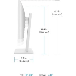 BenQ GW2486TC Moniteur de Bureau à Domicile 24" IPS 1080p, FHD, USB-C (Alimentation 65 W), 100 Hz, Eye-Care, Design Ergo, hub US