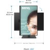 Benq gw2790t moniteur de bureau à domicile 27 pouces ips 1080p, 100 hz, design ergonomique, srgb 99%, vesa, hdmi, dp, b.i., low 