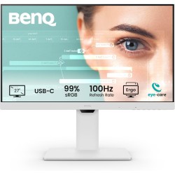 BenQ GW2786TC Moniteur de Bureau à Domicile 27" IPS 1080p, FHD, USB-C (Alimentation 65 W), 100 Hz, Eye-Care, Design Ergo, hub US