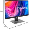ASUS ProArt PA278QV Moniteur professionnel (pour l'édition d'images, WQHD, 100 % sRGB, 75 Hz, HDMI, DisplayPort, USB 3.0, ergono
