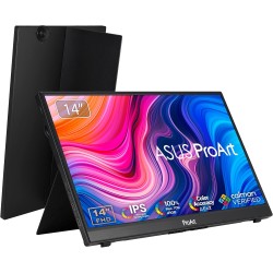ASUS ProArt PA148CTV - Ecran PC portable et tactile 14" Full HD - Dalle IPS - 1920x1080 - 300cd/m² - 2x USB-C et Micro-HDMI - 10