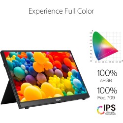 ASUS ProArt PA148CTV - Ecran PC portable et tactile 14" Full HD - Dalle IPS - 1920x1080 - 300cd/m² - 2x USB-C et Micro-HDMI - 10