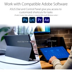ASUS ProArt PA148CTV - Ecran PC portable et tactile 14" Full HD - Dalle IPS - 1920x1080 - 300cd/m² - 2x USB-C et Micro-HDMI - 10