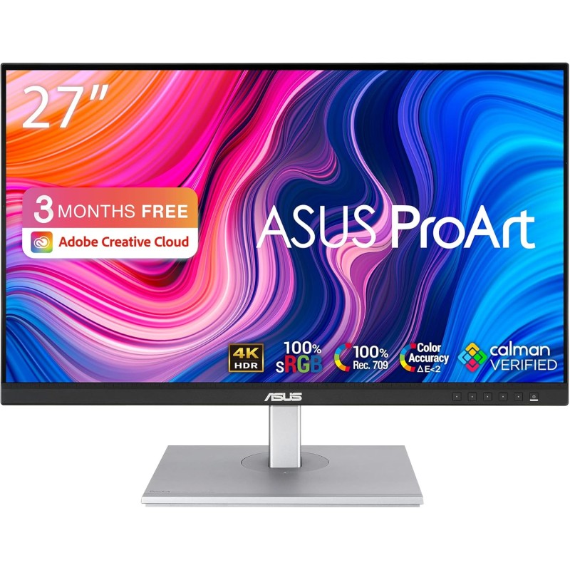ASUS PA279CV, Noir / Aluminium brossé, 27" 4K USB-C