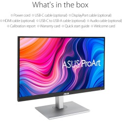 ASUS PA279CV, Noir / Aluminium brossé, 27" 4K USB-C