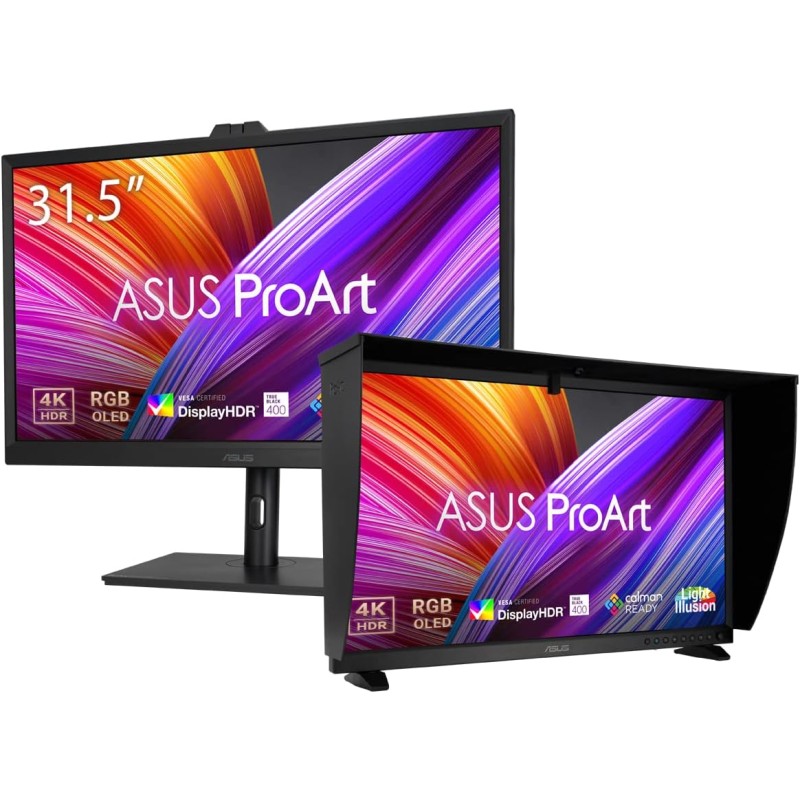 ASUS ProArt PA32DC - Ecran PC OLED 32'' 4K - 3840x2160-0,1 ms - Display Port, 3X HDMI, 1xUSB-C 65W & 4X USB-A - 99% DCI-P3 - Del