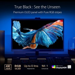 ASUS ProArt PA32DC - Ecran PC OLED 32'' 4K - 3840x2160-0,1 ms - Display Port, 3X HDMI, 1xUSB-C 65W & 4X USB-A - 99% DCI-P3 - Del