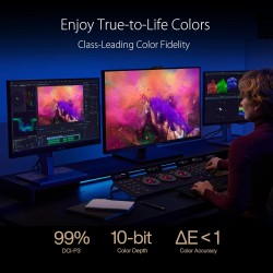 ASUS ProArt PA32DC - Ecran PC OLED 32'' 4K - 3840x2160-0,1 ms - Display Port, 3X HDMI, 1xUSB-C 65W & 4X USB-A - 99% DCI-P3 - Del
