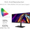 ASUS ProArt PA348CGV - Ecran PC 34'' UWQHD - Dalle IPS - 120Hz - 2 ms - 3440x1440-300cd/m² - Display Port, 2X HDMI, 1xUSB-C 90W 