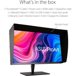 ASUS ProArt PA32UCG-K - Ecran PC 32'' 4K IPS MiniLED - 3840x2160 - 120Hz - 1600cd/m² - Display Port, 3x HDMI, 2xUSB-C Thunderbol