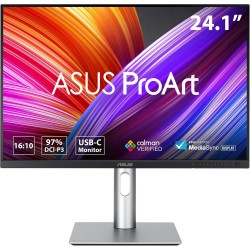 ASUS ProArt PA248CRV – Moniteur professionnel 24,1", IPS, 16:10, WUXGA (1920 x 1200), 97 % DCI-P3, Précision des couleurs ΔE  2,