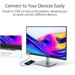 ASUS ProArt PA248CRV – Moniteur professionnel 24,1", IPS, 16:10, WUXGA (1920 x 1200), 97 % DCI-P3, Précision des couleurs ΔE  2,