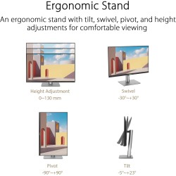 ASUS ProArt PA248CRV – Moniteur professionnel 24,1", IPS, 16:10, WUXGA (1920 x 1200), 97 % DCI-P3, Précision des couleurs ΔE  2,